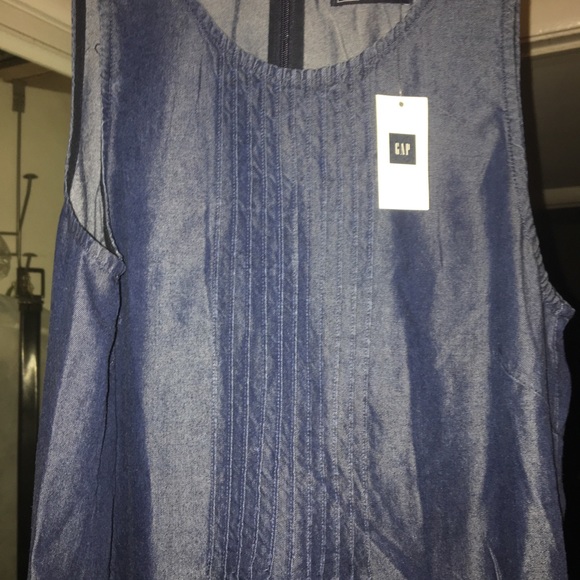 Gap S NWT chambray looking dress - Picture 4 of 7